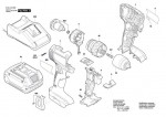 Bosch 3 601 JK3 001 GSR 185-LI Cordless Drill Driver Spare Parts